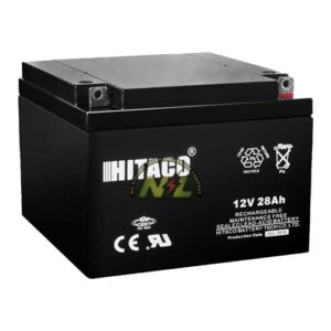 باتری 12 ولت 28 آمپر هیتاکو